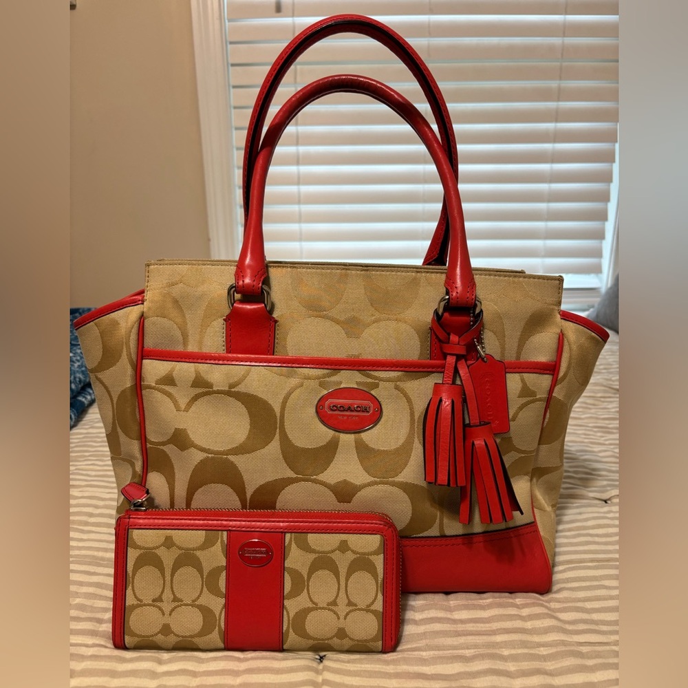 Coach Purse & Matching Wallet